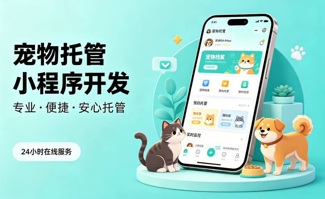 宠物托管小程序开发，如何打开市场?