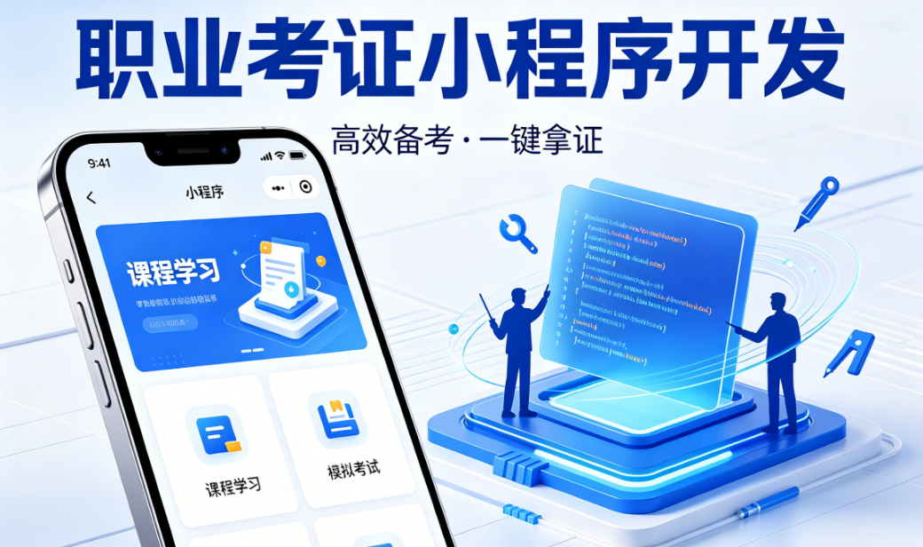 职业考证小程序开发,适配多端开发技巧