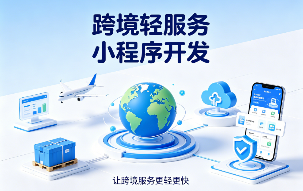 跨境轻服务小程序开发,国内市场刚起步